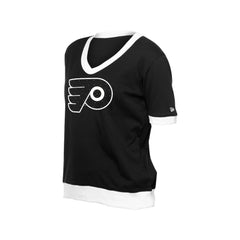 Philadelphia Flyers New Era Women's Game Day Rhinestuds T-Shirt - Black | New Era on sale