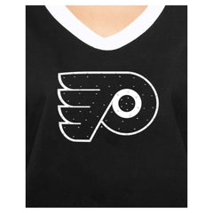 Philadelphia Flyers New Era Women's Game Day Rhinestuds T-Shirt - Black | New Era on sale