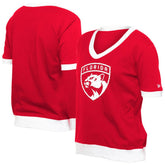 Florida Panthers New Era Women's Game Day Rhinestuds T-Shirt - Red | New Era discount
