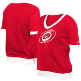 Carolina Hurricanes New Era Women's Game Day Rhinestuds T-Shirt - Red | New Era Lifestyle