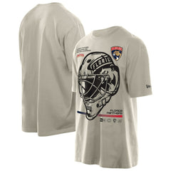 Florida Panthers New Era Goalie Mask T-Shirt - Cream | New Era online