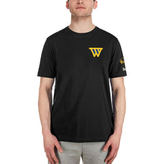 New Era Golden State Warriors "W" Statement T-Shirt Black