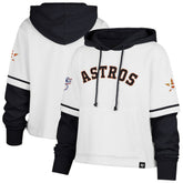 Houston Astros '47 Women's Trifecta Shortstop Cropped Pullover Hoodie for sale