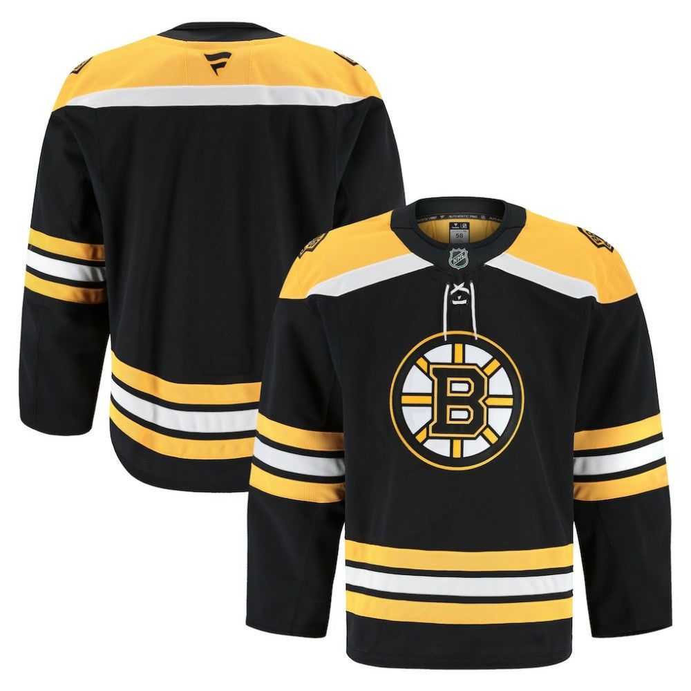 Boston Bruins Fanatics Home Authentic Pro Jersey - Black | Fanatics Clearance