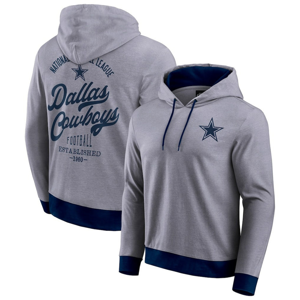 Dallas Cowboys Darius Rucker Collection Tonal Knit Pullover Hoodie - Navy - Fanatics