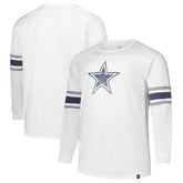 Dallas Cowboys '47 Big & Tall Premier Brex Long Sleeve T-Shirt - White - 47 brand