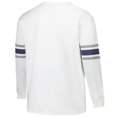 Dallas Cowboys '47 Big & Tall Premier Brex Long Sleeve T-Shirt - White - 47 brand