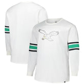 Philadelphia Eagles '47 Big & Tall Premier Brex Long Sleeve T-Shirt - White - 47 brand
