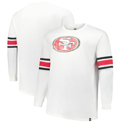 San Francisco 49ers '47 Big & Tall Premier Brex Long Sleeve T-Shirt - White - 47 brand