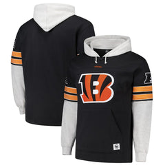 Cincinnati Bengals '47 Big & Tall Lacer Pullover Hoodie - Black - 47 brand