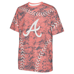 Atlanta Braves Youth Slide Score Bold T-Shirt Discount