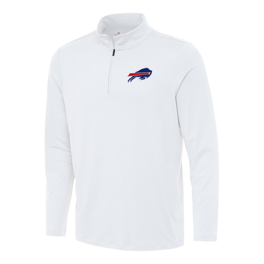 Buffalo Bills Antigua Reprocess Quarter-Zip Top - White - NFL