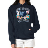 Memphis Grizzlies G-III 4Her by Carl Banks Women's Flowers Team Logo Graphic Fleece Pullover Hoodie Navy