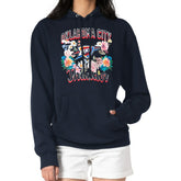 Oklahoma City Thunder G-III 4Her by Carl Banks Women's Flowers Team Logo Graphic Fleece Pullover Hoodie Navy