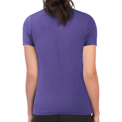 Sacramento Kings G-III 4Her by Carl Banks Women's Super-Slim Fit Lightweight Flowers Team Logo Graphic T-Shirt Purple