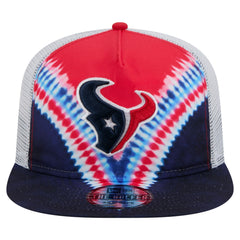 Houston Texans New Era Throwback Dye Golfer Snapback Hat - Red/Navy - NFL