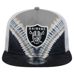 Las Vegas Raiders New Era Throwback Dye Golfer Snapback Hat - Gray/Black - NFL