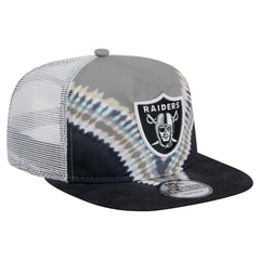 Las Vegas Raiders New Era Throwback Dye Golfer Snapback Hat - Gray/Black - NFL