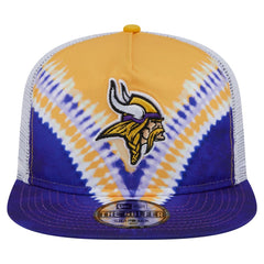 Minnesota Vikings New Era Throwback Dye Golfer Snapback Hat - Gold/Purple - NFL