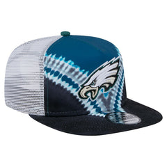Philadelphia Eagles New Era Throwback Dye Golfer Snapback Hat - Midnight Green/Black - NFL