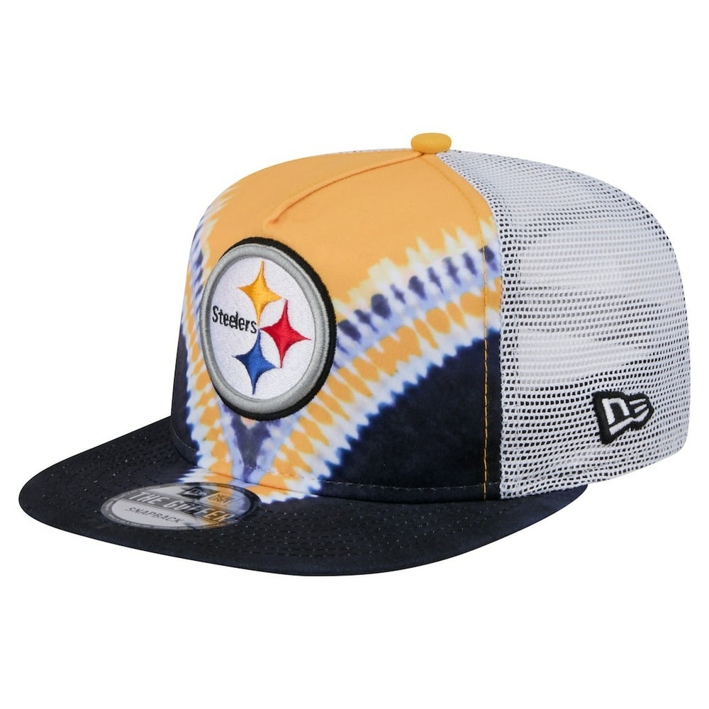 Pittsburgh Steelers New Era Throwback Dye Golfer Snapback Hat - Gold/Black - NFL