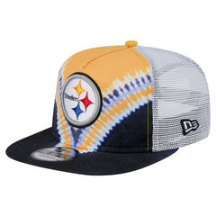 Pittsburgh Steelers New Era Throwback Dye Golfer Snapback Hat - Gold/Black - NFL