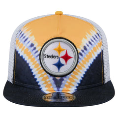 Pittsburgh Steelers New Era Throwback Dye Golfer Snapback Hat - Gold/Black - NFL