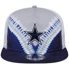 Dallas Cowboys New Era Throwback Dye Golfer Snapback Hat - Gray/Navy - NFL