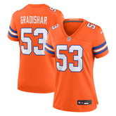 Randy Gradishar Denver Broncos Women's Mile High Collection 1977 Throwback Retired Player Game Jersey - Orange - Nike