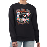Philadelphia Flyers G-III 4Her by Carl Banks Women's Flower Logo Pullover Sweatshirt - Black | NHL near me
