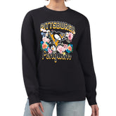 Pittsburgh Penguins G-III 4Her by Carl Banks Women's Flower Logo Pullover Sweatshirt - Black | NHL discount