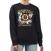 Boston Bruins G-III 4Her by Carl Banks Women's Flower Logo Pullover Sweatshirt - Black | NHL near me