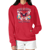 Washington Capitals G-III 4Her by Carl Banks Women's Flower Logo Pullover Hoodie - Red | NHL on sale