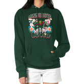 Minnesota Wild G-III 4Her by Carl Banks Women's Flower Logo Pullover Hoodie - Green | NHL Clearance