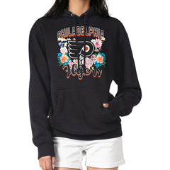 Philadelphia Flyers G-III 4Her by Carl Banks Women's Flower Logo Pullover Hoodie - Black | NHL sale