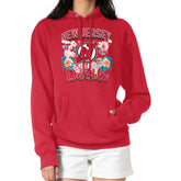 New Jersey Devils G-III 4Her by Carl Banks Women's Flower Logo Pullover Hoodie - Red | NHL Clearance