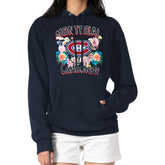Montreal Canadiens G-III 4Her by Carl Banks Women's Flower Logo Pullover Hoodie - Navy | NHL on sale