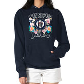 Winnipeg Jets G-III 4Her by Carl Banks Women's Flower Logo Pullover Hoodie - Navy | NHL Lifestyle