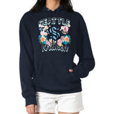 Seattle Kraken G-III 4Her by Carl Banks Women's Flower Logo Pullover Hoodie - Deep Sea Blue | NHL Clearance
