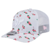 Houston Texans New Era Adventure Flamingo Pattern 9SEVENTY Stretch-Snap Hat - White - NFL