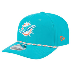 Miami Dolphins New Era Gameday Multi Rope 9SEVENTY Stretch-Snap Hat - Aqua - NFL