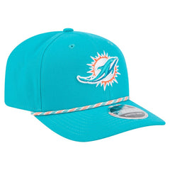 Miami Dolphins New Era Gameday Multi Rope 9SEVENTY Stretch-Snap Hat - Aqua - NFL