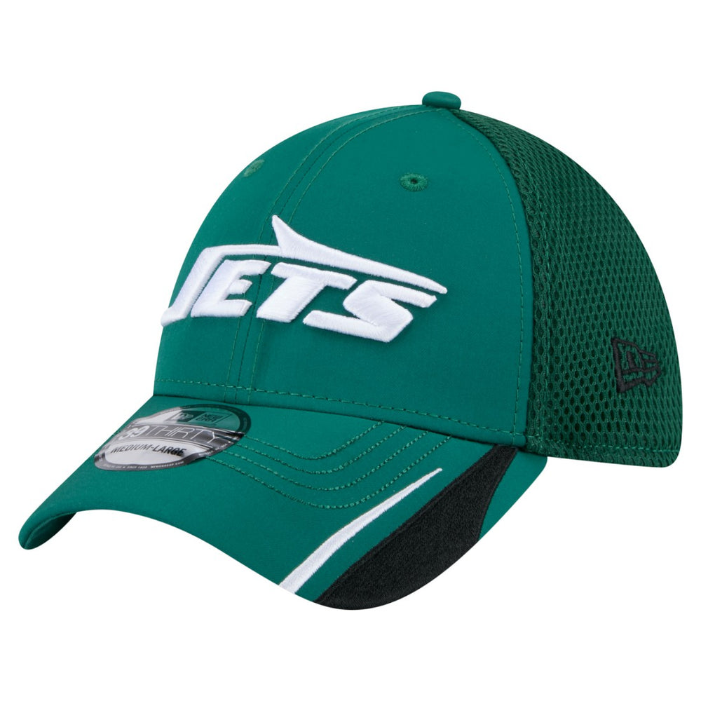 New York Jets New Era Game Day Linear 39THIRTY Flex Hat - Green - NFL