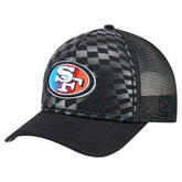 San Francisco 49ers New Era Gradient 9FORTY Adjustable Hat - Black - NFL