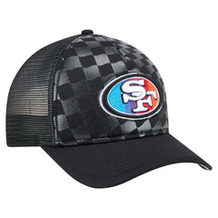 San Francisco 49ers New Era Gradient 9FORTY Adjustable Hat - Black - NFL