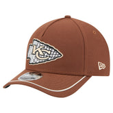 Kansas City Chiefs New Era Motorsport 9FORTY Adjustable Hat - Brown - NFL
