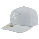 Miami Dolphins New Era Color Pack A-Frame 59FIFTY Fitted Hat - Gray - NFL