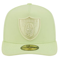 Las Vegas Raiders New Era Color Pack A-Frame 59FIFTY Fitted Hat - Light Green - NFL