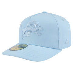 Detroit Lions New Era Color Pack A-Frame 59FIFTY Fitted Hat - Light Blue - NFL