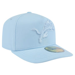 Detroit Lions New Era Color Pack A-Frame 59FIFTY Fitted Hat - Light Blue - NFL